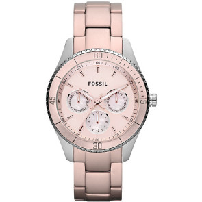 Bracelet de montre Fossil ES3037 Acier inoxydable Rosé 18mm
